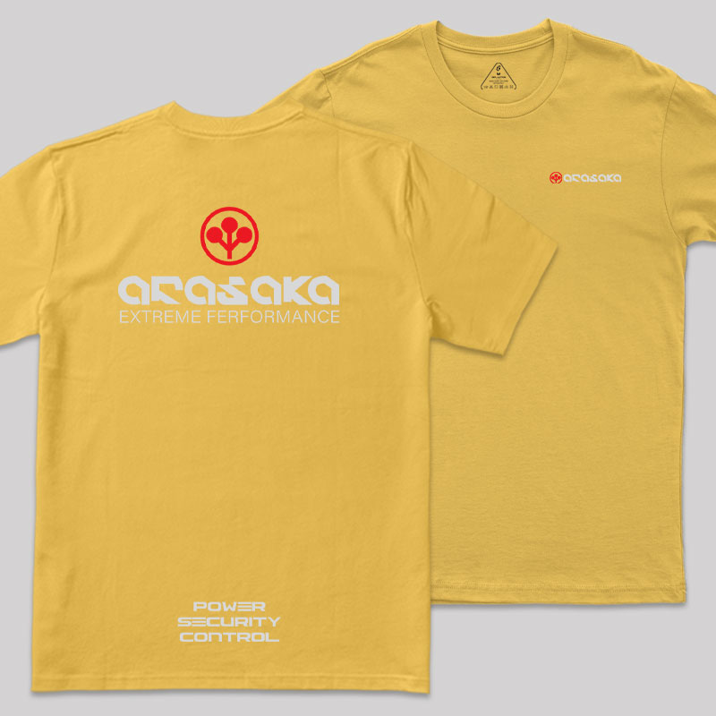 Arasaka Front and Back Printing Geek T-Shirt