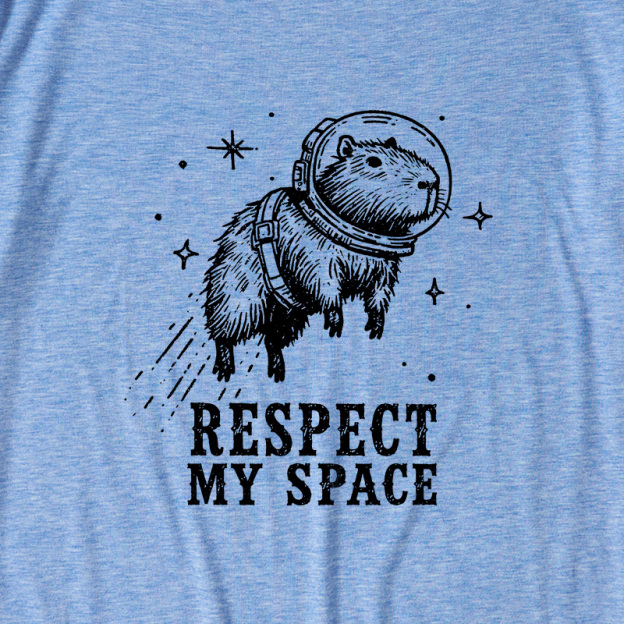 Respect My Space Ultra Soft Heather Tees