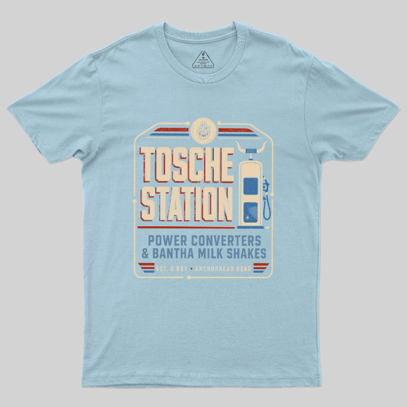 Space Gas Station Power Converter Geek T-Shirt
