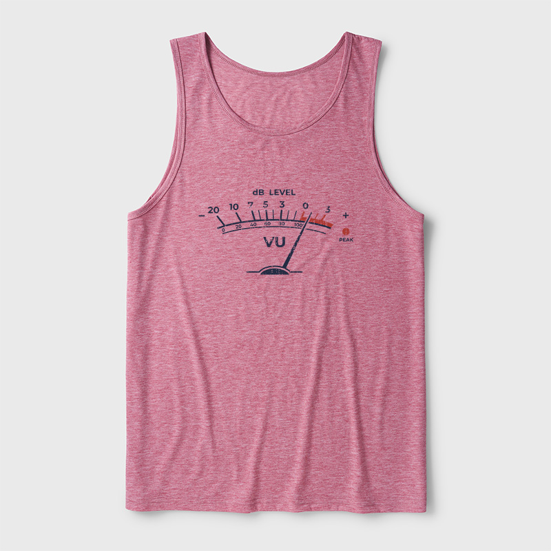 Volume VU Meter Vintage Ultra Soft Heather Tank