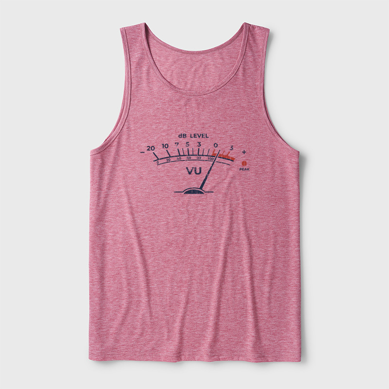 Volume VU Meter Vintage Ultra Soft Heather Tank