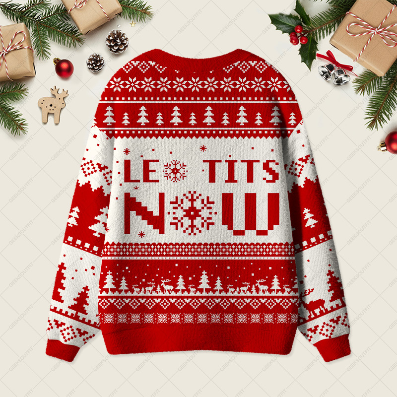  Le Tits Now Geek Ugly Cardigan Sweaters 