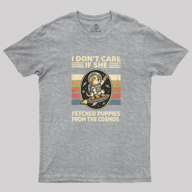 Astronaut Pup Geek T-Shirt