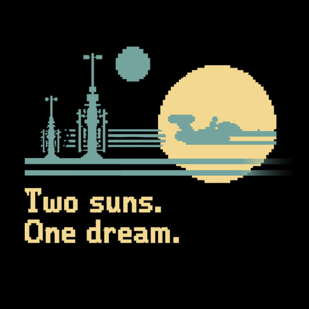 Two Suns One Dream Geek T-Shirt