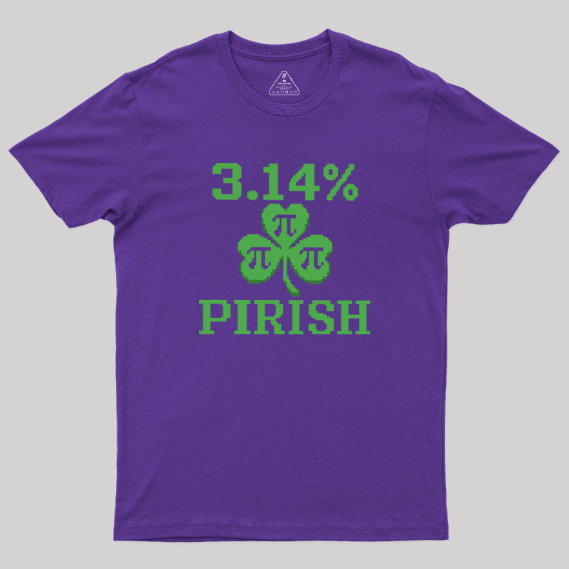 Pi-rish Humor Geek T-Shirt