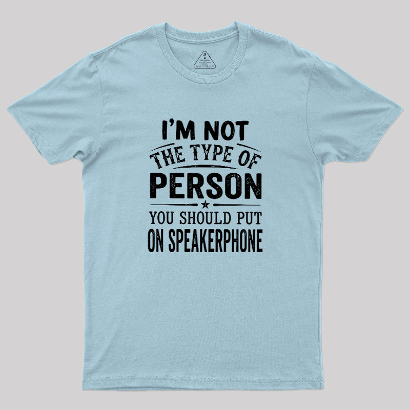 Off Speaker Geek T-Shirt
