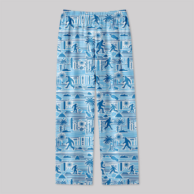 Big Foots Blue Hawaii Geek Loungewear Pants