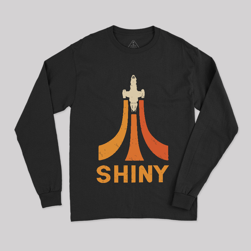 Sci‑Fi Distressed Space Vessel Geek Long Sleeve T-Shirt