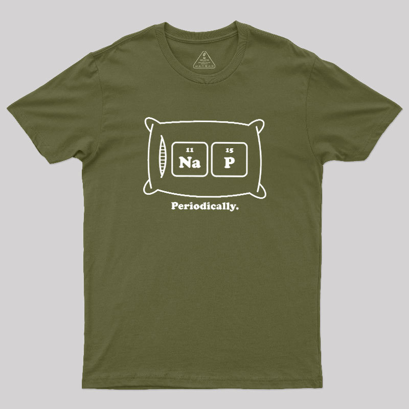 Nap Periodic Table Geek T-Shirt