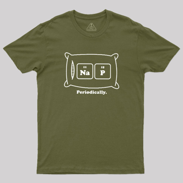 Nap Periodic Table Geek T-Shirt