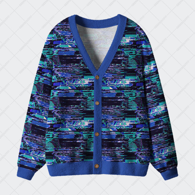 Signal Break Geek Ugly Cardigan Sweaters 
