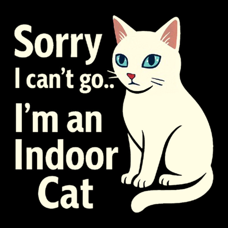 Sorry I Can't Go I'm An Indoor Cat Geek T-Shirt