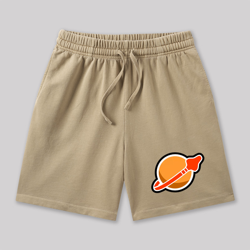 New Space Mars Geeky Washed Shorts