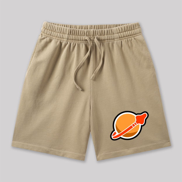 New Space Mars Geeky Washed Shorts