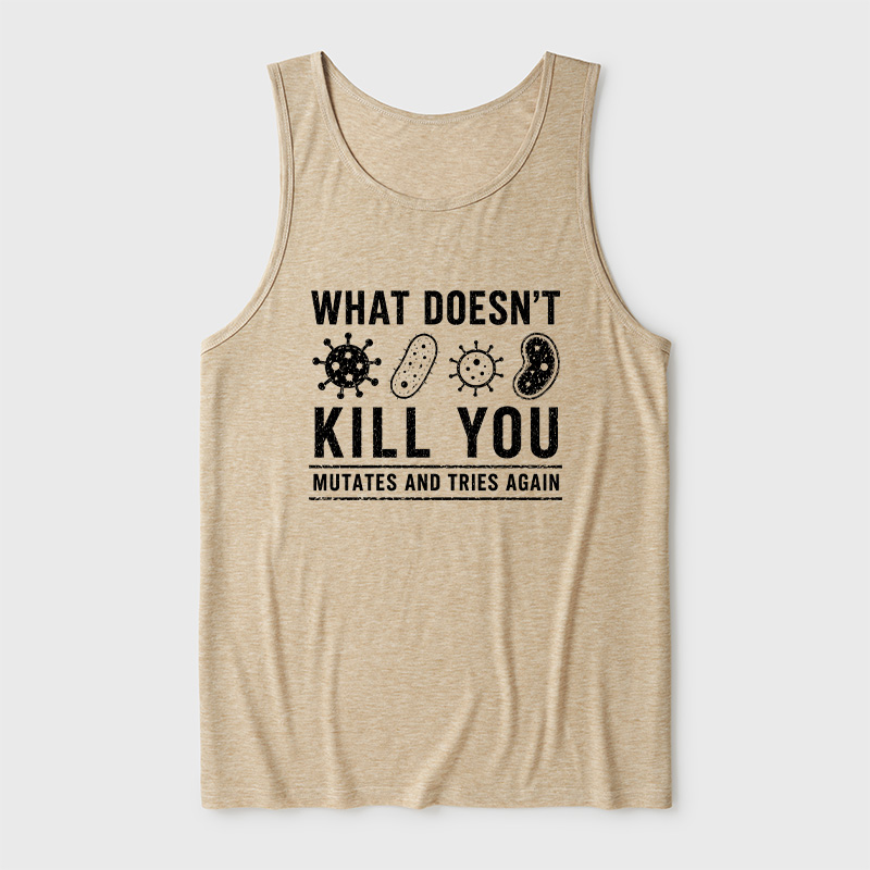 What Doesn't Kill You Mutates And Tries Again Science Ultra Soft Heather Tank