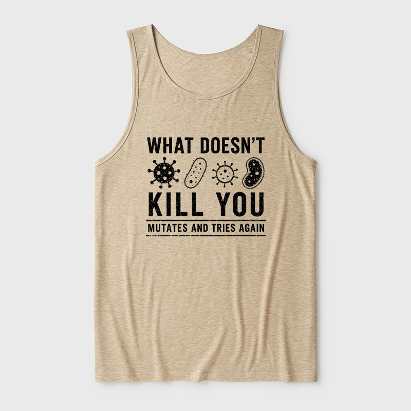 What Doesn't Kill You Mutates And Tries Again Science Ultra Soft Heather Tank