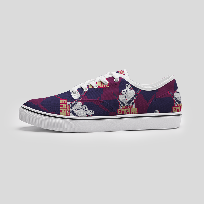 Galactic Empire Geek Canvas Shoes