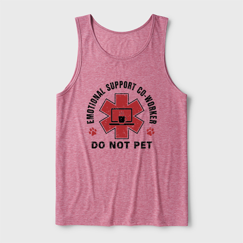 Emotional Support Co-worker Ultra Soft Heather Tank