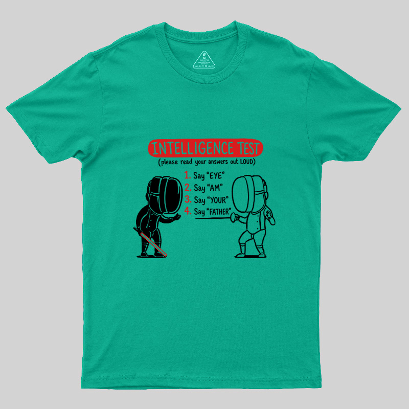Intelligence Test Geek T-Shirt