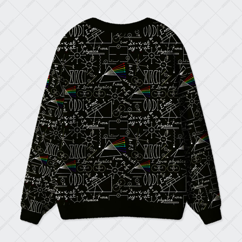 Physics Notes Geek Ugly Cardigan Sweaters 