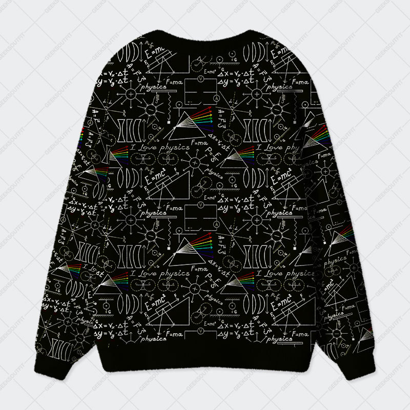 Physics Notes Geek Ugly Cardigan Sweaters 