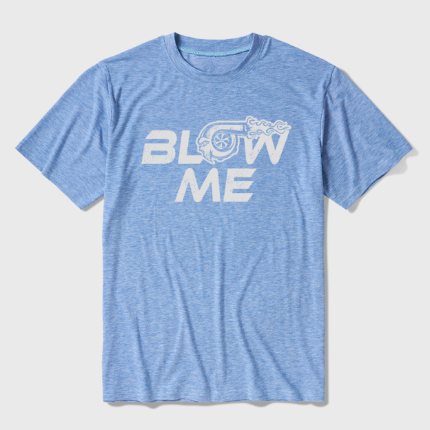 Blow Me Ultra Soft Heather Tee