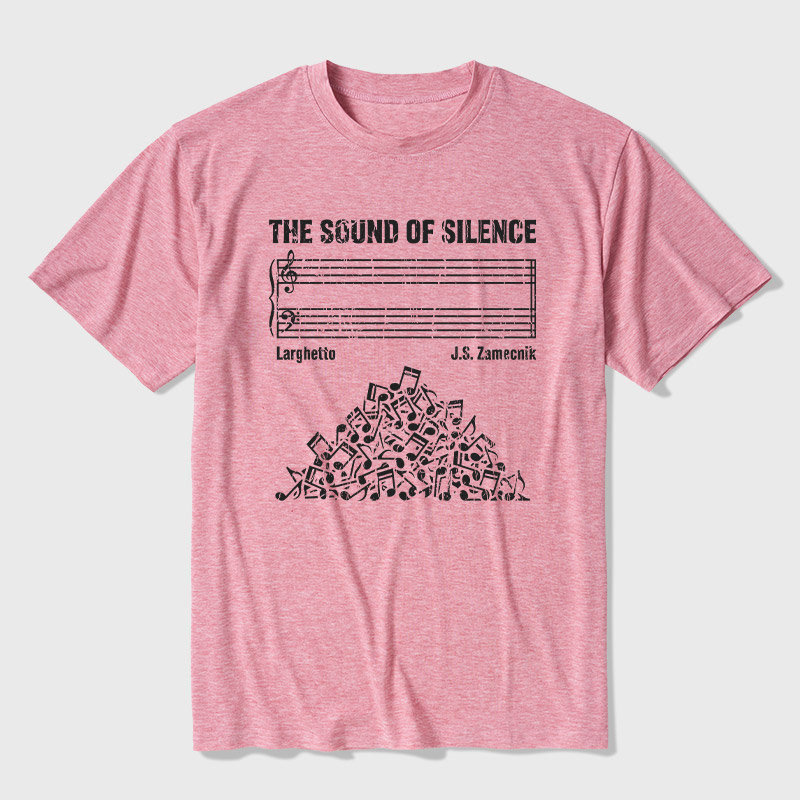 The Sound Of Silence Music Sheets Ultra Soft Heather Tee