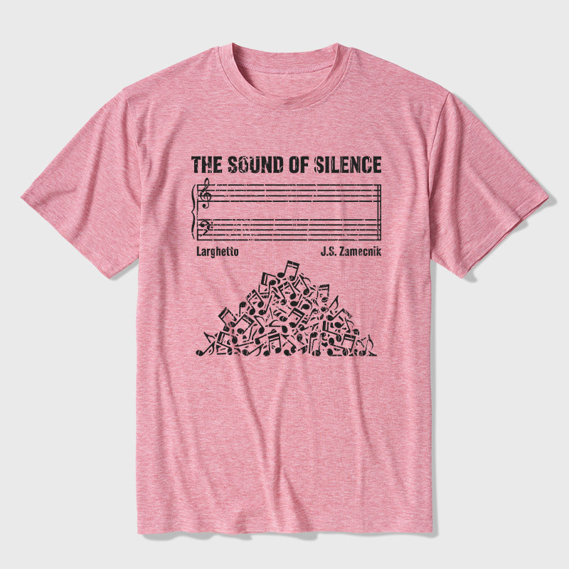 The Sound Of Silence Music Sheets Ultra Soft Heather Tee
