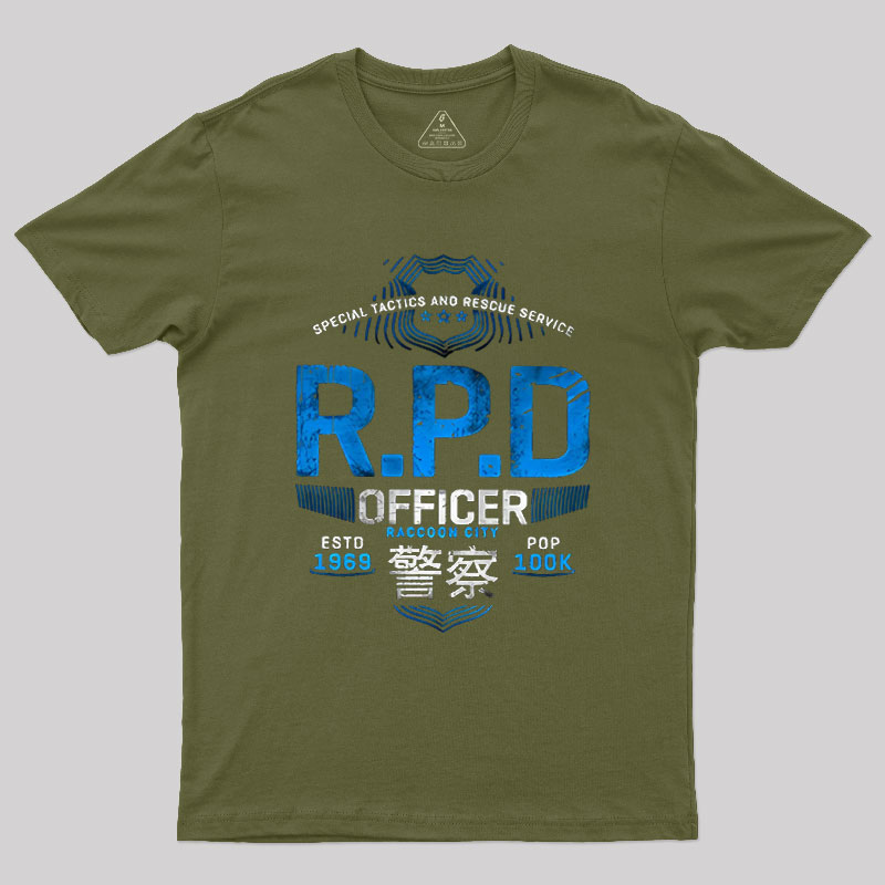 RPD Officer Geek T-Shirt