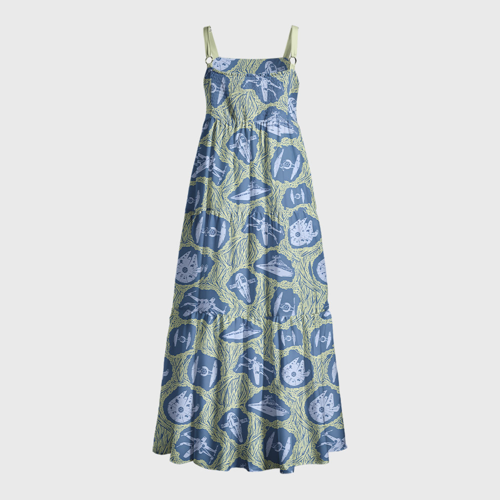 Galactic Empire Geek Tiered Cami Maxi Dress