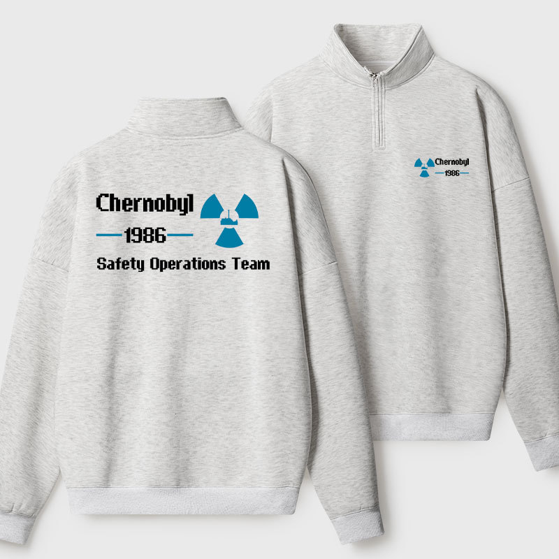 Chernobyl 1986 Geek Fleece Quarter-Zip Pollover