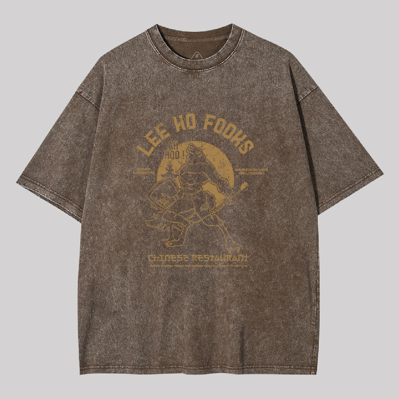 Lee Ho Fooks Vintage Geek Washed T-shirt