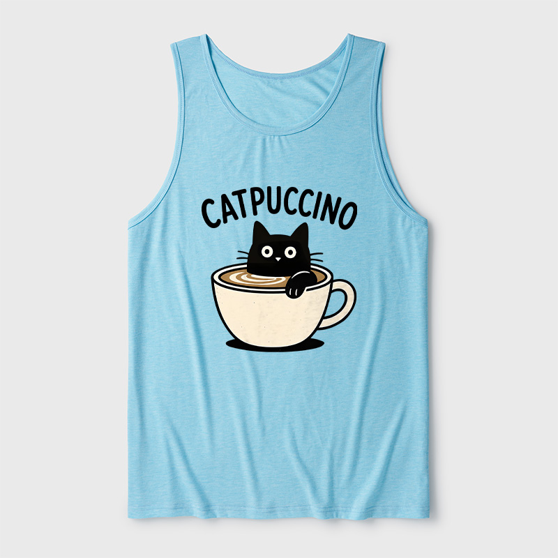 Catpuccino Ultra Soft Heather Tank