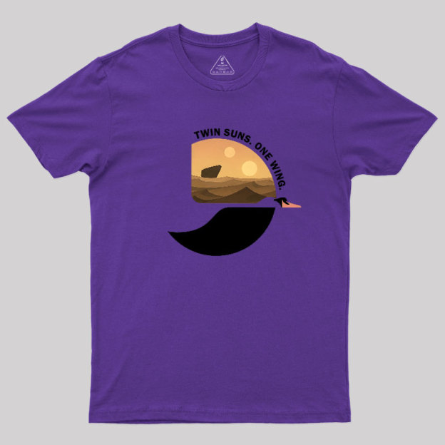 Twin Suns One Wing Geek T-Shirt