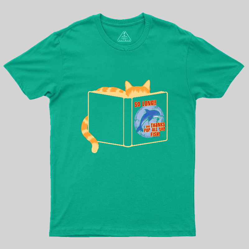 Cat Thanks For The Fish Geek T-Shirt