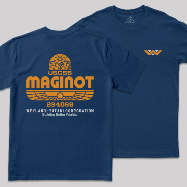 Maginot Legacy Front and Back Printed Geek T-Shirt