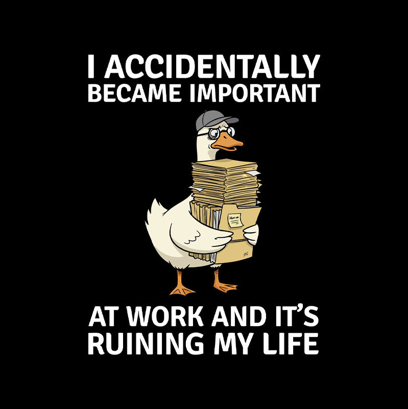 Overwhelmed Duck Geek T-Shirt