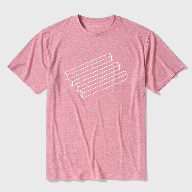 Optical Illusion Ultra Soft Heather Tees