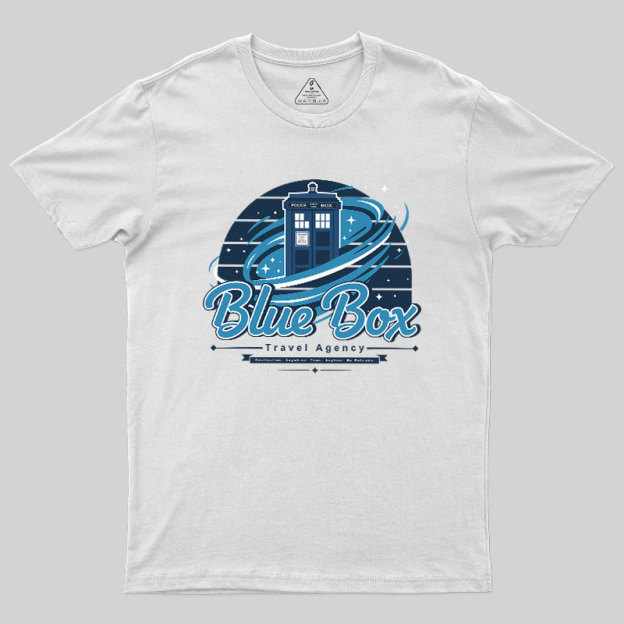 Blue Box Travel Agency Geek T-Shirt