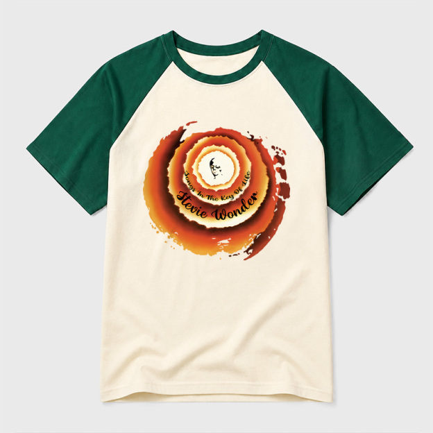 Stevie Wonder Songs In The Key Of Life Geek Retro Raglan T-Shirt