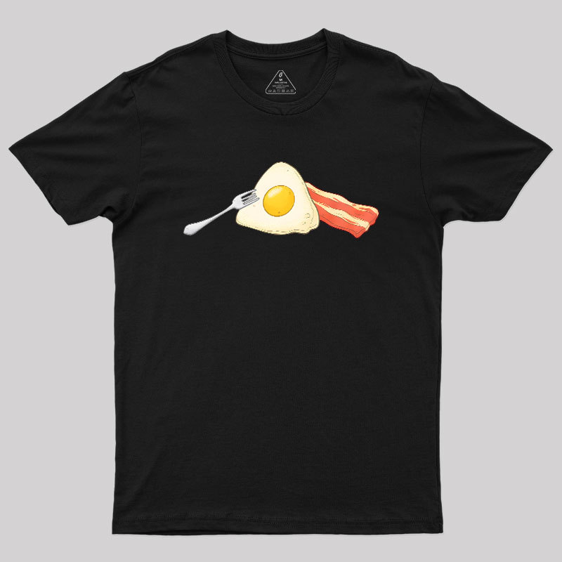 Dark Side of Breakfast Geek T-Shirt