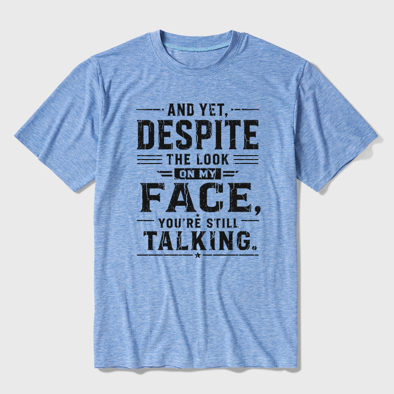 Funny Words Ultra Soft Heather Tee