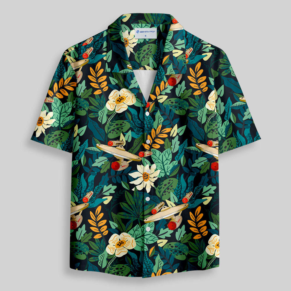 NCC-1701 Hawaii Button Up Pocket Shirt