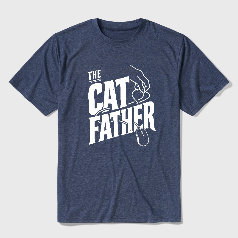 The Cat Father Ultra Soft Heather Tee