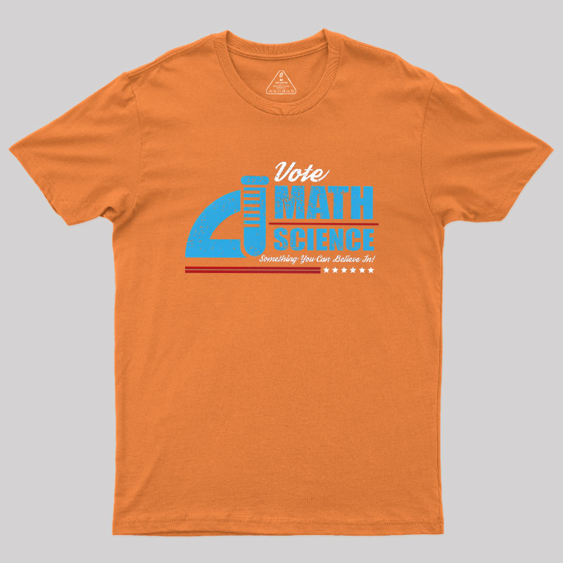 Vote Math & Science Geek T-Shirt