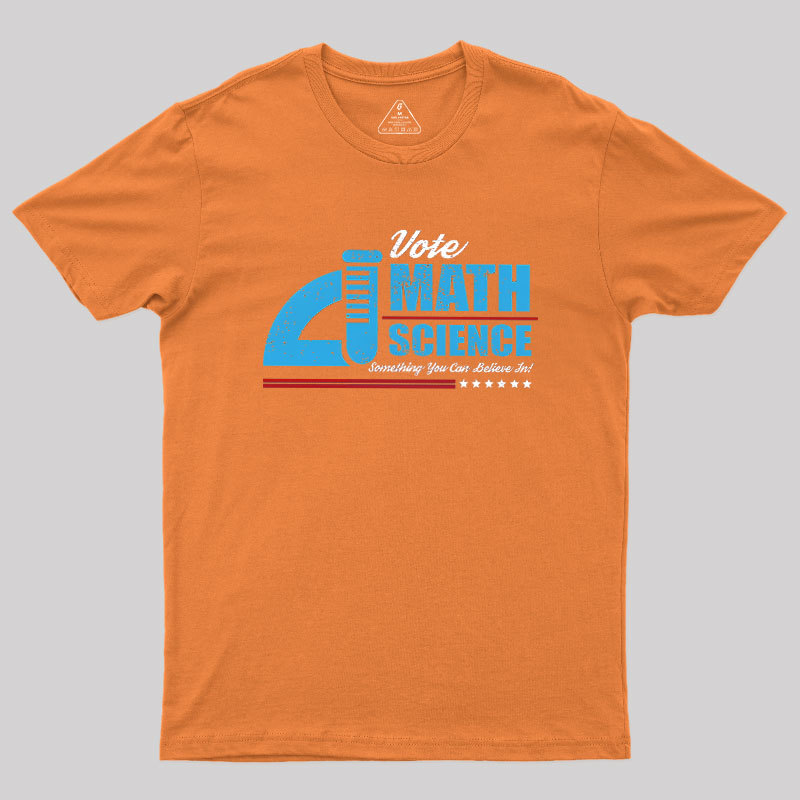 Vote Math & Science Geek T-Shirt