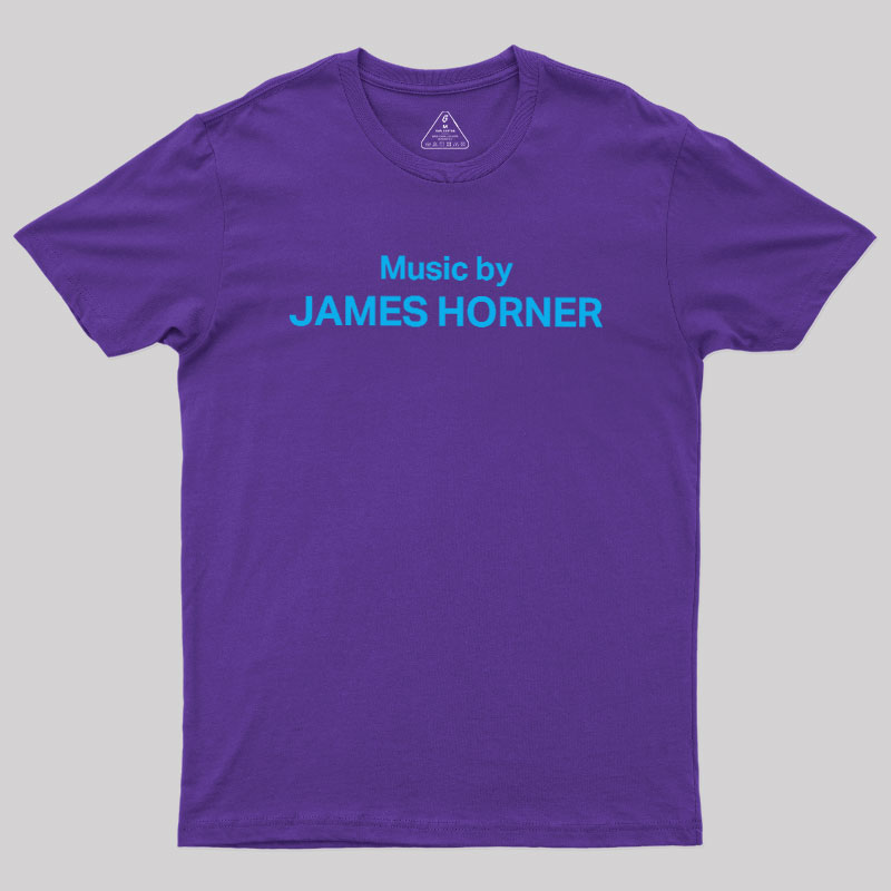 Music by James Horner Geek T-Shirt