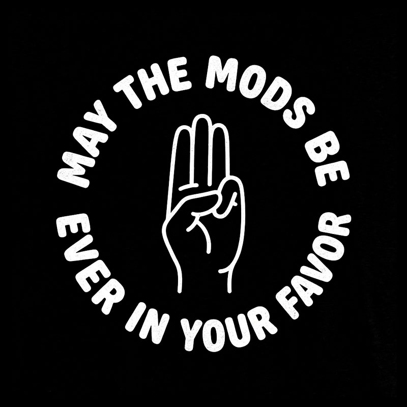 Mods In Your Favor Geek T-Shirt