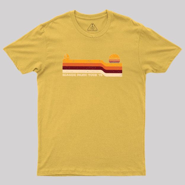 Seaside Panic Tour 75 Geek T-Shirt