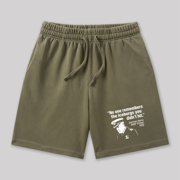 The Unseen Icebergs Geeky Washed Shorts
